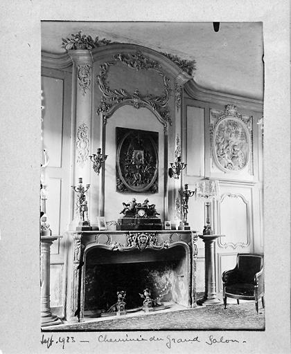 'Cheminée du grand salon'.