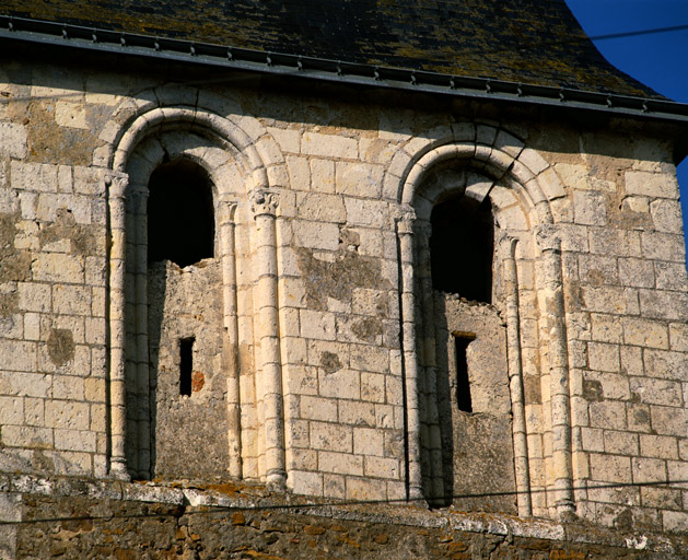 Clocher, partie supérieure.
