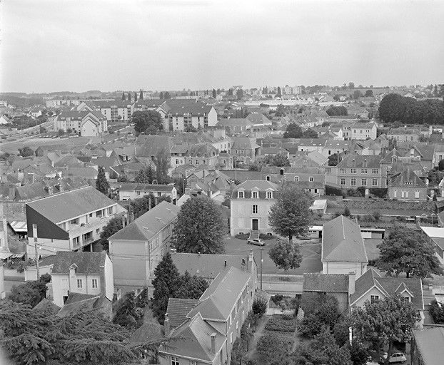 Vue cavalière du quartier Saint-Nicolas