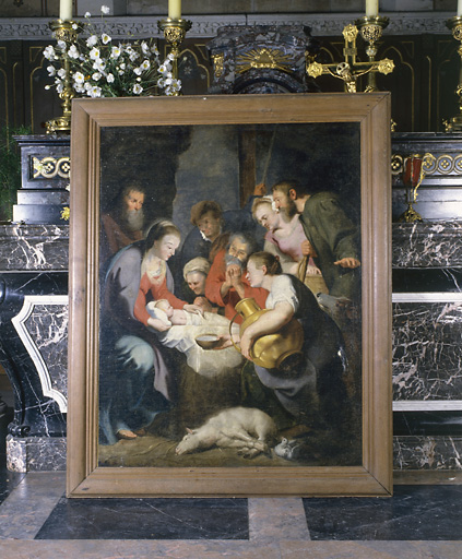 Tableau : Adoration des bergers