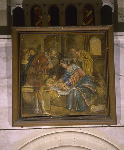 Tableau : Adoration des bergers