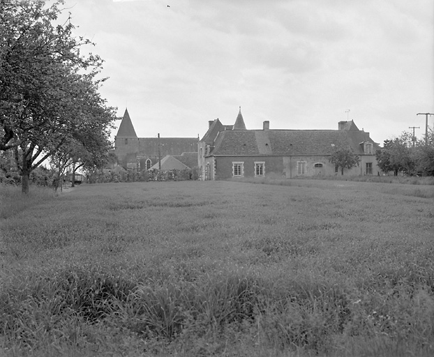 Elévation postérieure du logis.