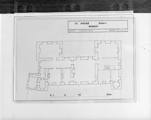 Plan du rez-de-chaussée.