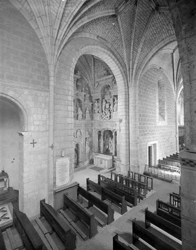 Le bras nord du transept.