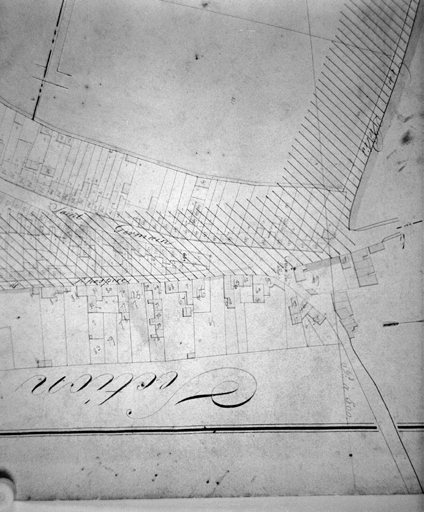 Quartier du faubourg Saint-Germain, extrait du plan cadastral de 1823, section A