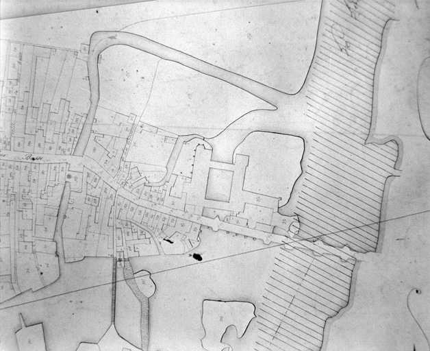 Extrait du plan cadastral de 1823, section A, n° 353-354.