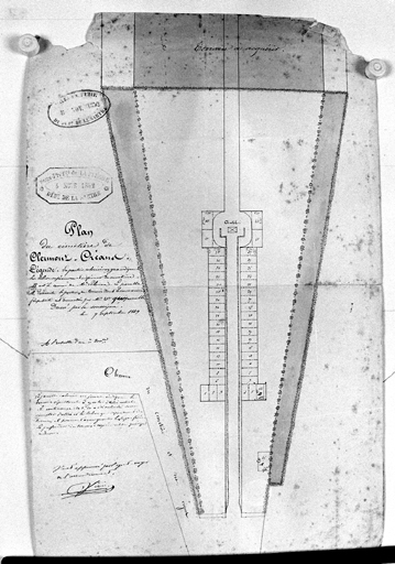 'Plan du cimetière de Clermont-Créans'.