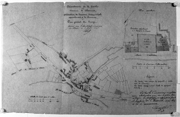 'Plan général du bourg'.