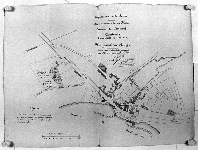 'Plan général du bourg'.