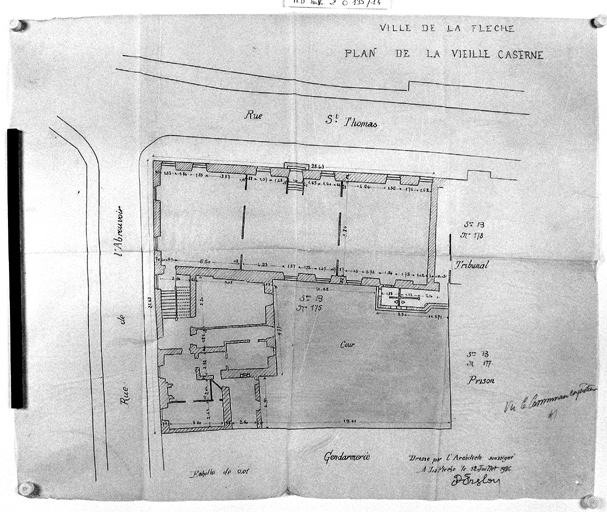 'Plan de la vieille caserne'.