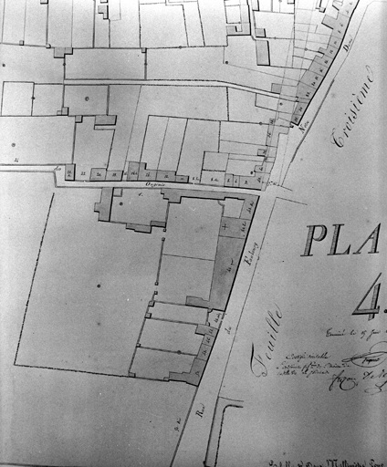 'Plan-voyer de la Ville de La Flèche', extrait du plan 4.