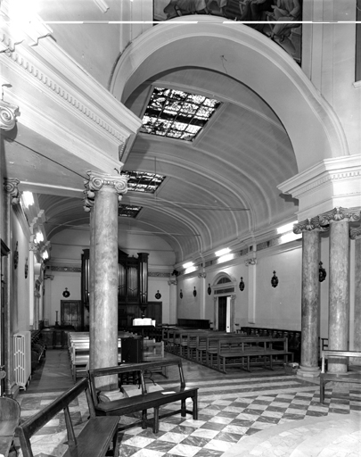 La chapelle, le choeur des religieuses vers le nord.