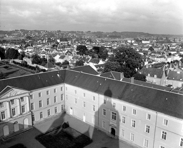 Vue cavalière du quartier du 'parc des Dames'.