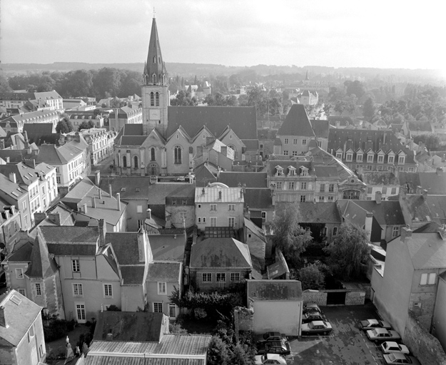 Vue cavalière du quartier de Saint-Thomas