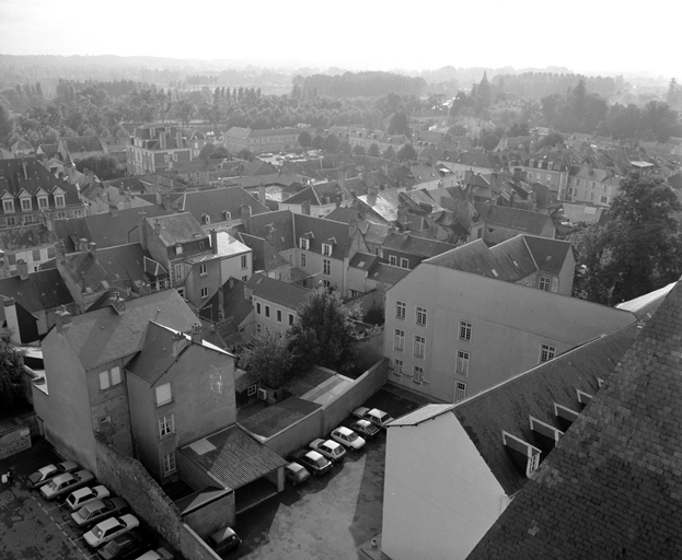 Vue cavalière du quartier de la rue des Lavallois.