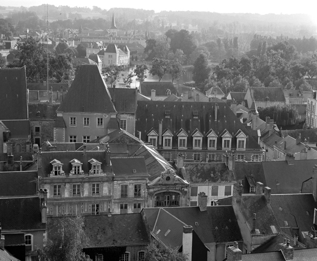 Vue cavalière depuis le nord.