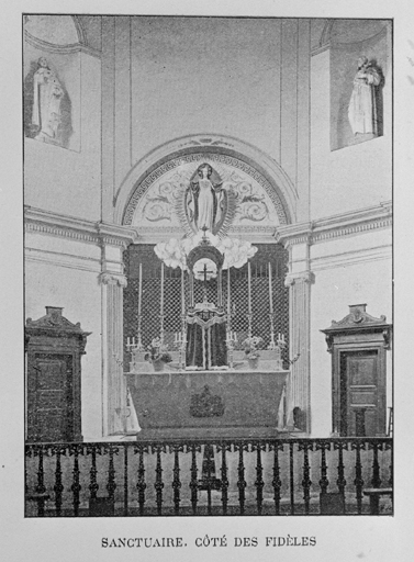 Chapelle, le choeur.