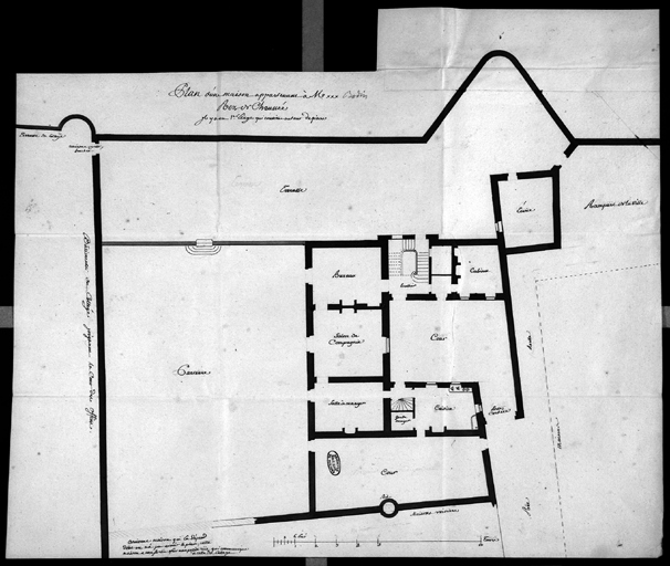 Plan du rez-de-chaussée.