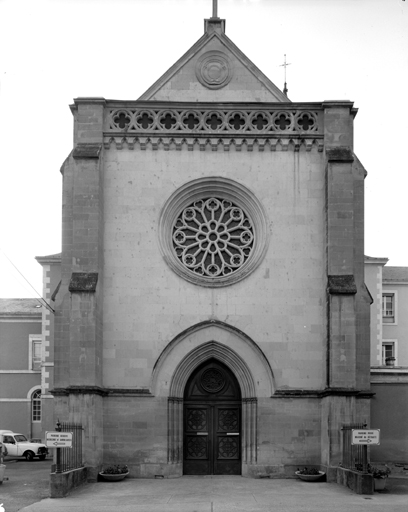 Chapelle, élévation orientale.