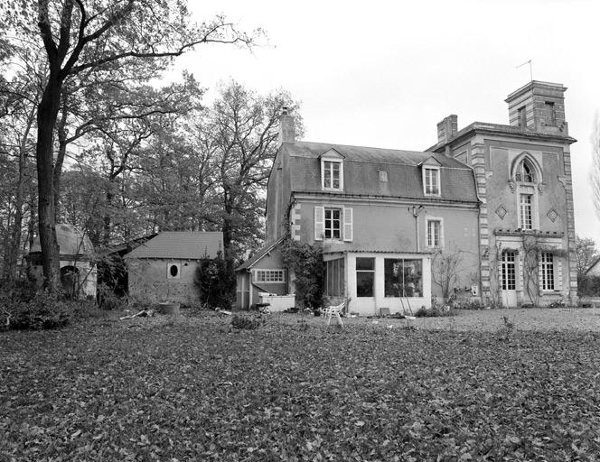 Elévations postérieure du logis.