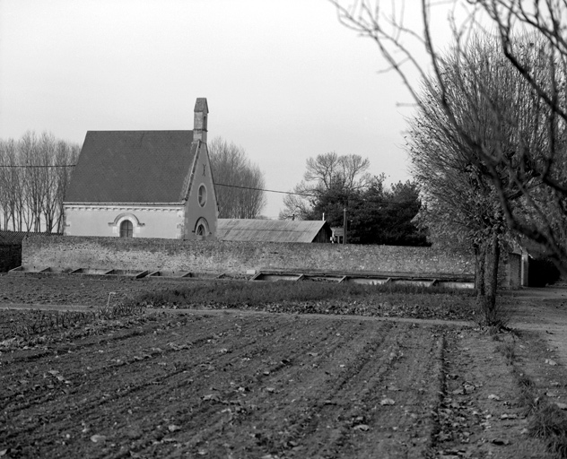 Chapelle du cimetière, élévations sud et ouest.