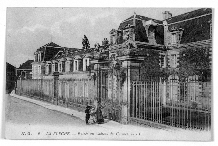 'Entrée du château des Carmes'.