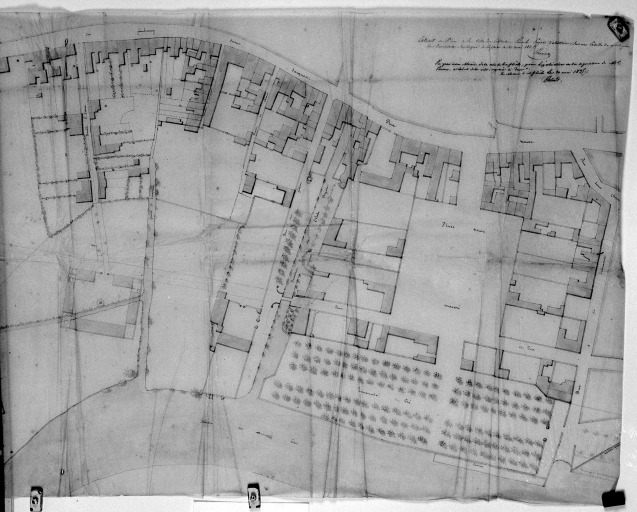 Plan du quartier de la place de la Libération.