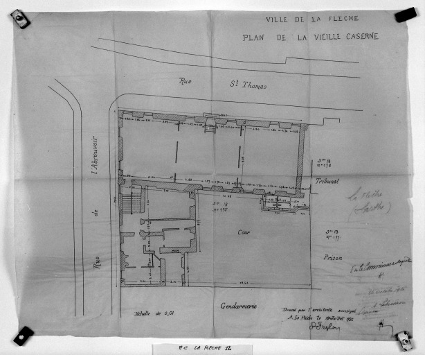 'Plan de la vieille caserne'.