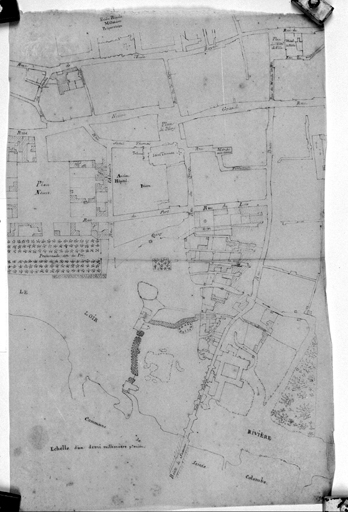 Plan de la partie centrale de la ville.