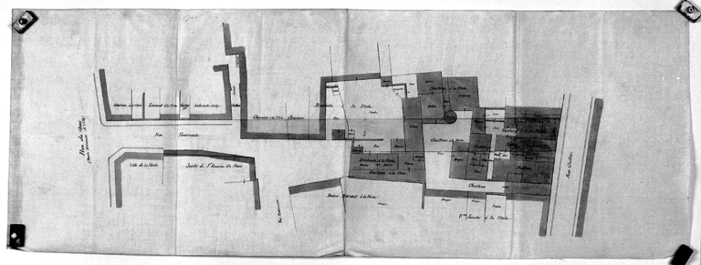 'Projet de prolongement de la rue de Fontevrault vers la rue Grollier'.