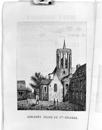 'Ancienne église de Ste-Colombe'.