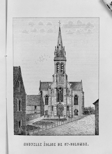 'Nouvelle église de Sainte-Colombe'.