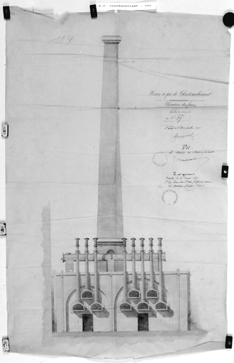 'Elévation des fours'.