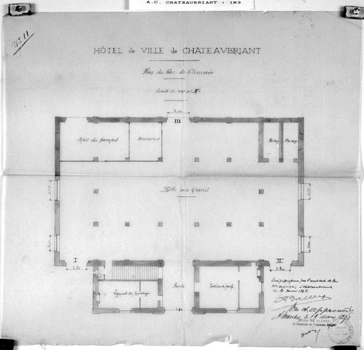 'Plan du rez-de-chaussée'.