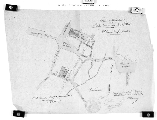 Ecole rue Marcel Viaud, plan d'ensemble.