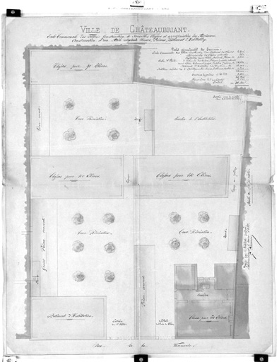 Ecole rue Marcel-Viaud, plan de masse.
