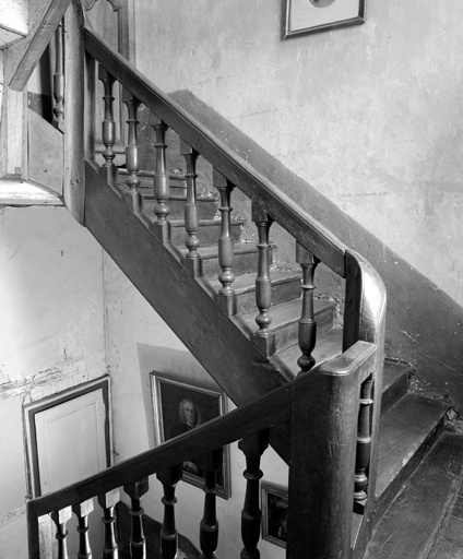 L'escalier ouest.