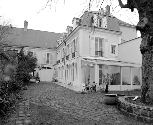 Elévation postérieure, partie gauche.