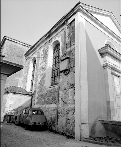 Angle sud-ouest de la chapelle.