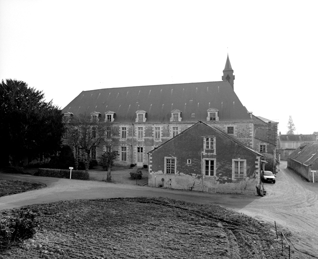 Elévation nord de l'aile nord du cloître.