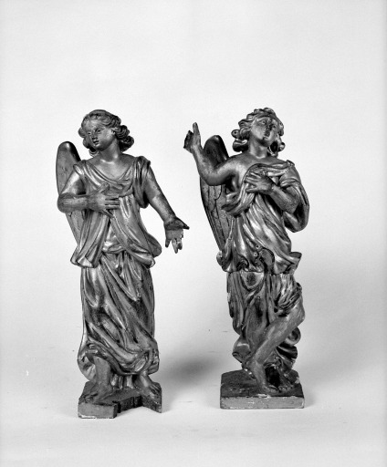 Ensemble de 2 statues (n° 3) : anges