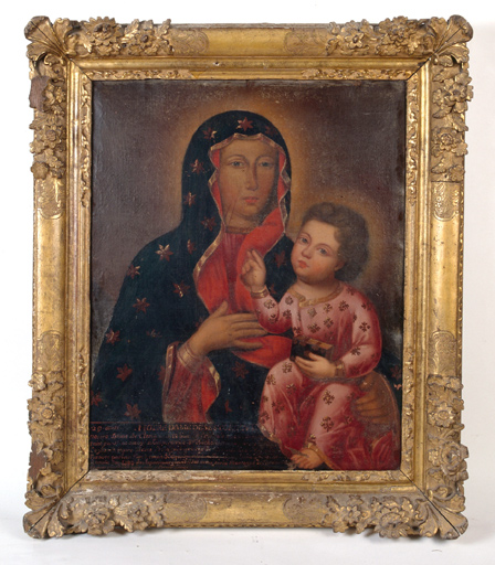 Tableau (n° 1) : Vierge à l'Enfant dite Vierge de Czestochowa