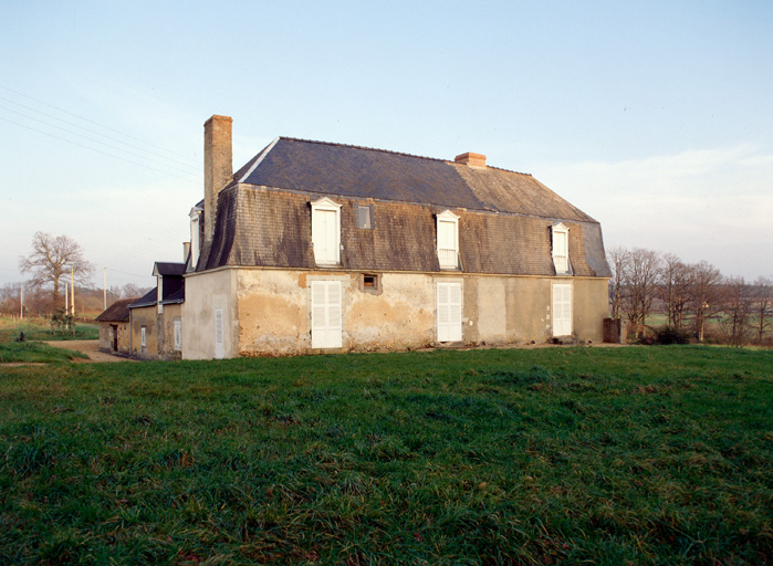 Elévation postérieure du logis.