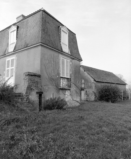 Elévation gauche du logis.
