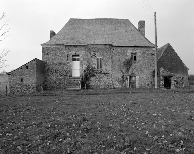 Elévation postérieure du logis.