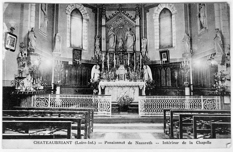 Collège 20 boulevard Victor-Hugo, intérieur de la chapelle.