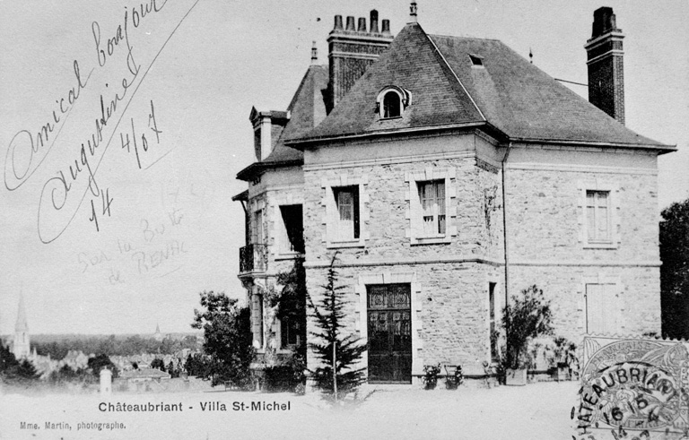 Quartier Saint-Michel, maison dite Villa Saint-Michel, élévation droite.