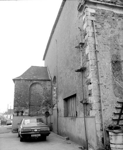 Elévation nord du bras nord du transept de l'église.