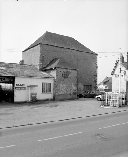 Elévation nord de l'église.