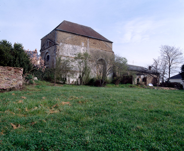 Elévations ouest et sud de l'église.